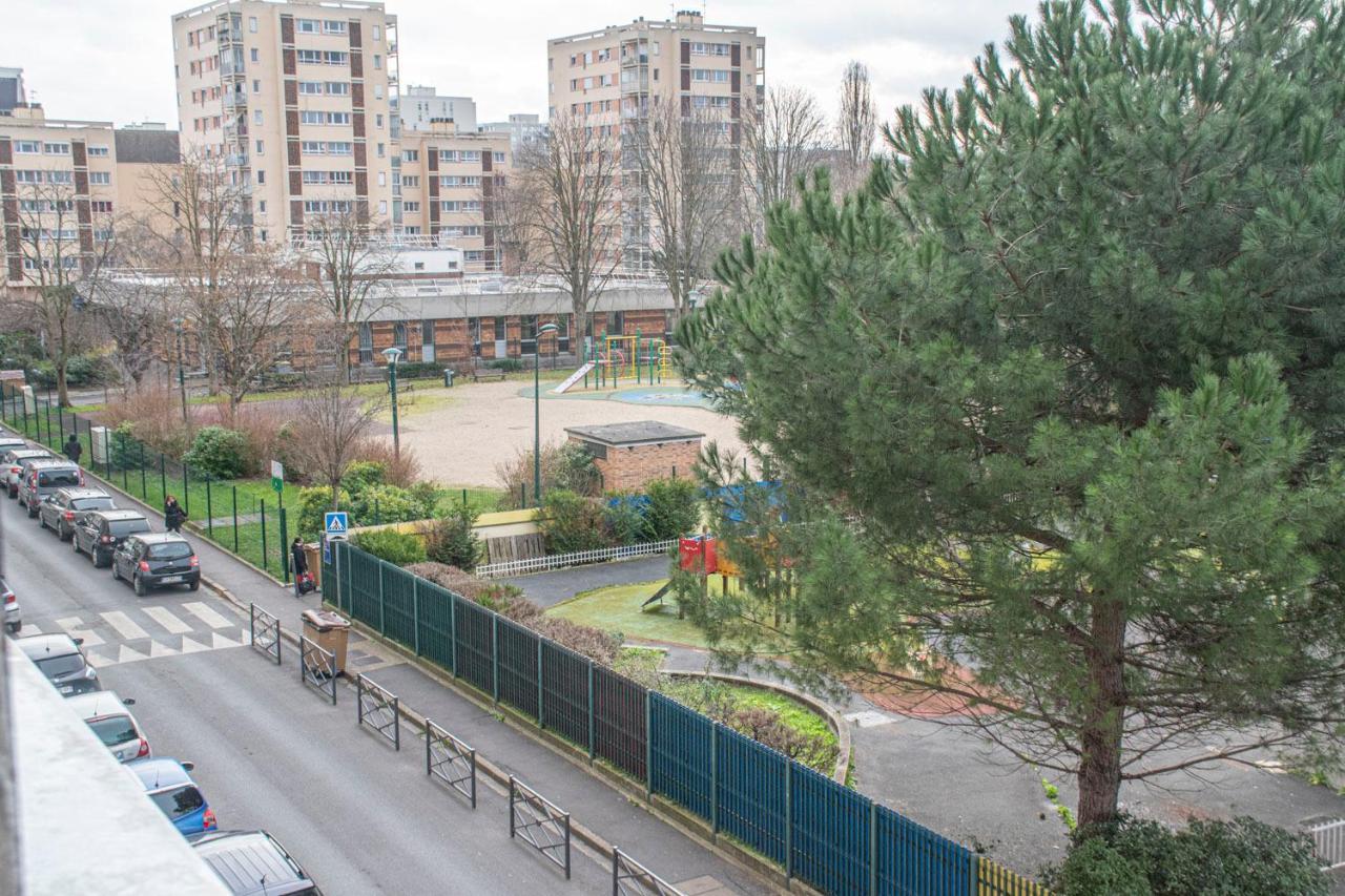 Apartment Villeneuve Stade de France Free parking WiFi Buitenkant foto